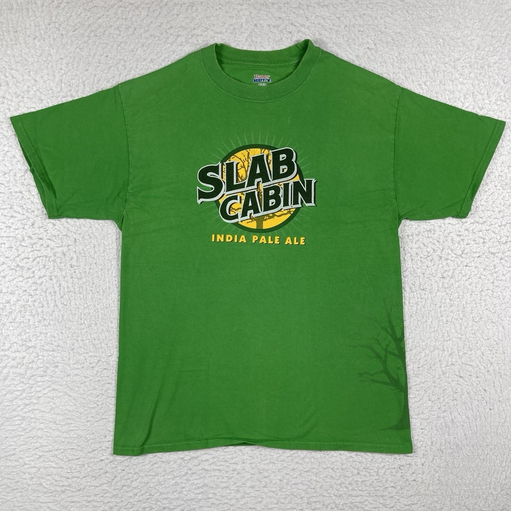 Ottos Pub & Brewery Shirt Mens Medium State College IPA Slab Cabin Beer Football